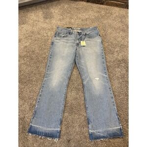 NEW LEVIS PREMIUM MIDDY ANKLE BOOTCUT JEANS WOMENS 30x29 BIG E RED TAB DENIM NWT